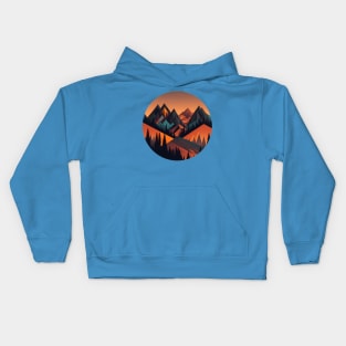 Abstract landscape Kids Hoodie